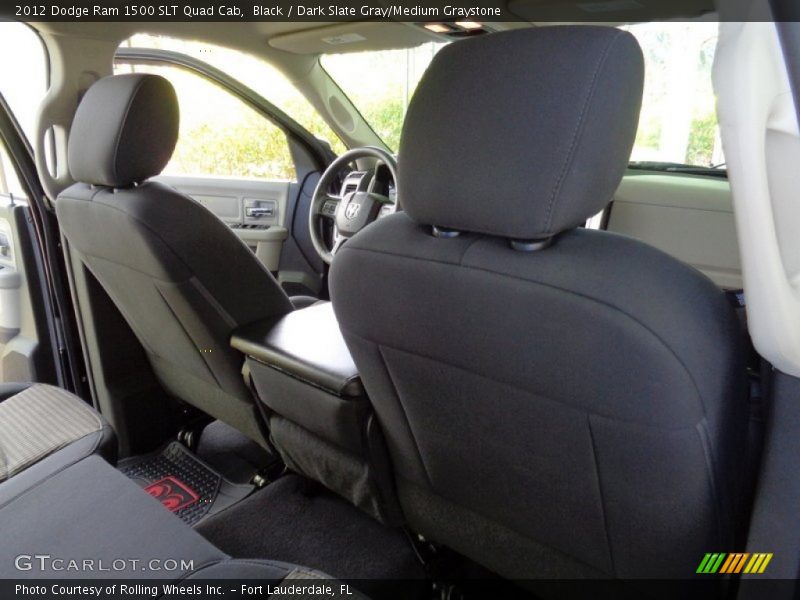 Black / Dark Slate Gray/Medium Graystone 2012 Dodge Ram 1500 SLT Quad Cab