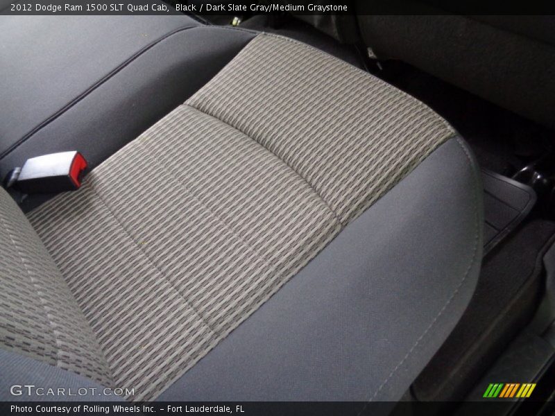 Black / Dark Slate Gray/Medium Graystone 2012 Dodge Ram 1500 SLT Quad Cab