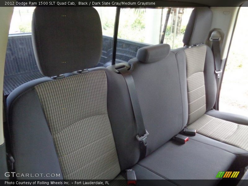 Black / Dark Slate Gray/Medium Graystone 2012 Dodge Ram 1500 SLT Quad Cab