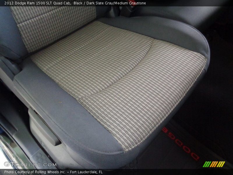 Black / Dark Slate Gray/Medium Graystone 2012 Dodge Ram 1500 SLT Quad Cab