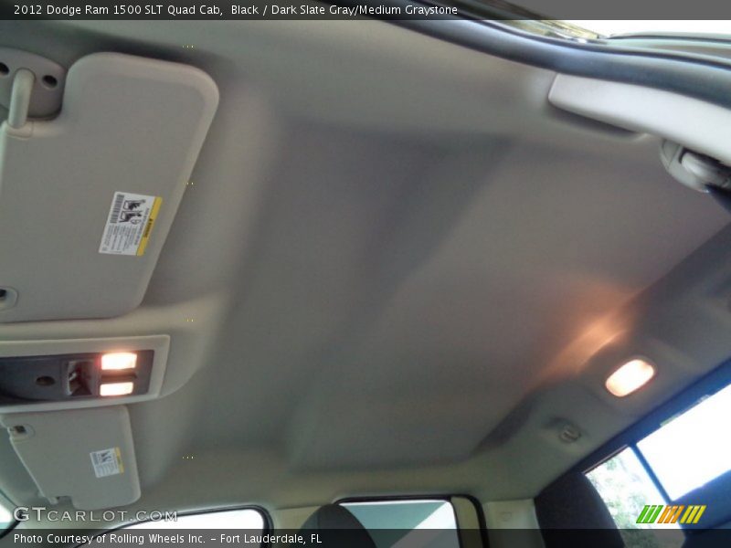 Black / Dark Slate Gray/Medium Graystone 2012 Dodge Ram 1500 SLT Quad Cab