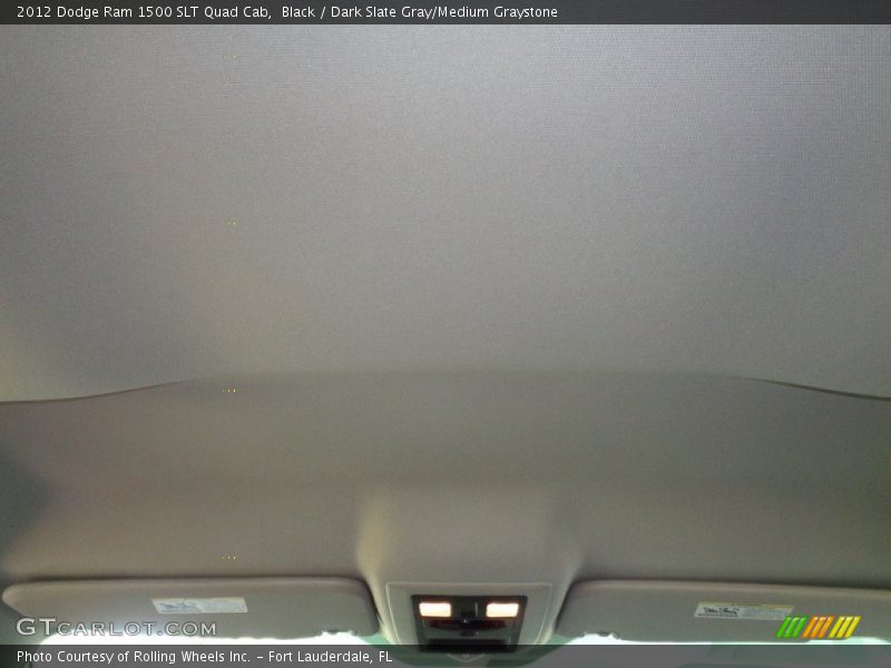 Black / Dark Slate Gray/Medium Graystone 2012 Dodge Ram 1500 SLT Quad Cab