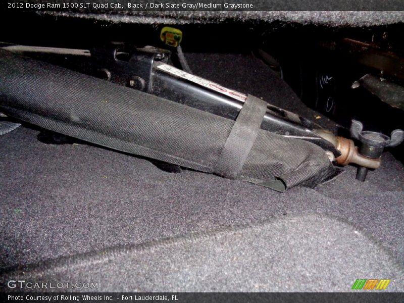 Black / Dark Slate Gray/Medium Graystone 2012 Dodge Ram 1500 SLT Quad Cab