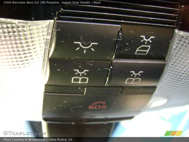 Iridium Silver Metallic / Black 2008 Mercedes-Benz SLK 280 Roadster
