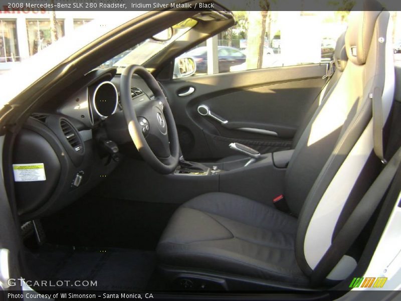 Iridium Silver Metallic / Black 2008 Mercedes-Benz SLK 280 Roadster