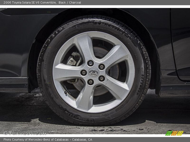 Black / Charcoal 2006 Toyota Solara SE V6 Convertible