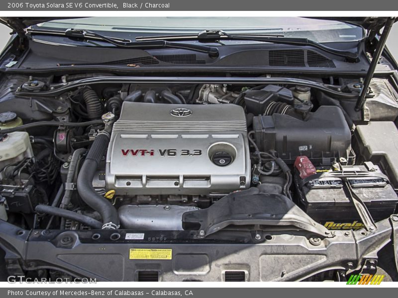 Black / Charcoal 2006 Toyota Solara SE V6 Convertible