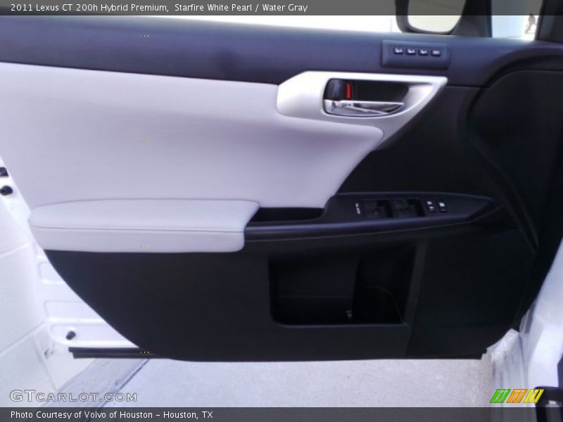 Starfire White Pearl / Water Gray 2011 Lexus CT 200h Hybrid Premium