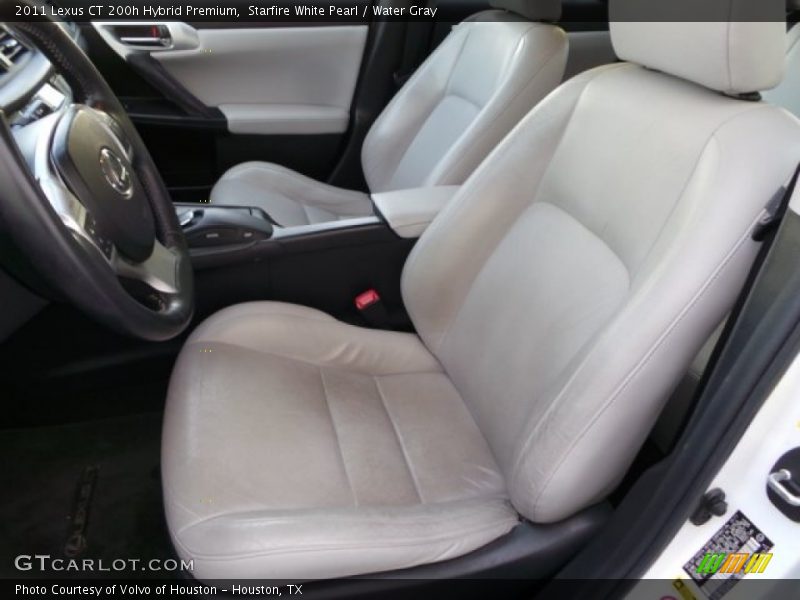 Starfire White Pearl / Water Gray 2011 Lexus CT 200h Hybrid Premium
