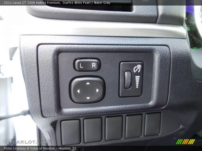 Starfire White Pearl / Water Gray 2011 Lexus CT 200h Hybrid Premium