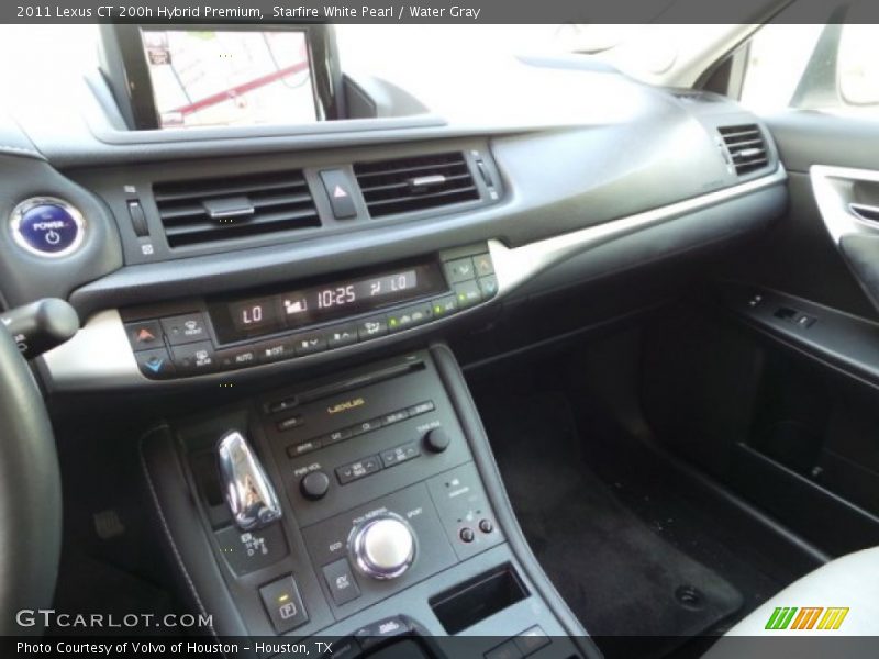 Starfire White Pearl / Water Gray 2011 Lexus CT 200h Hybrid Premium