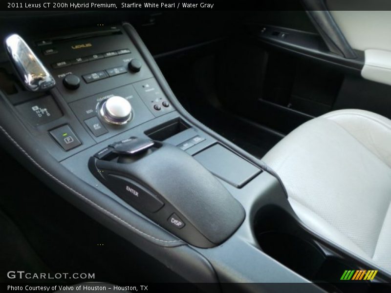 Starfire White Pearl / Water Gray 2011 Lexus CT 200h Hybrid Premium