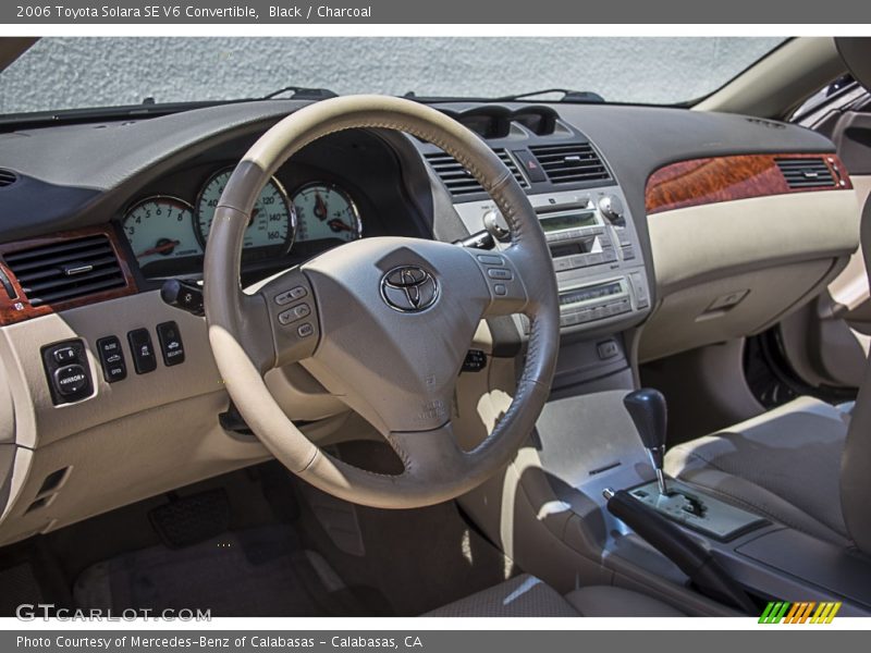 Black / Charcoal 2006 Toyota Solara SE V6 Convertible