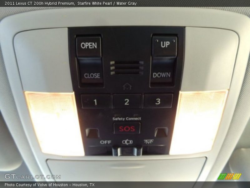 Starfire White Pearl / Water Gray 2011 Lexus CT 200h Hybrid Premium