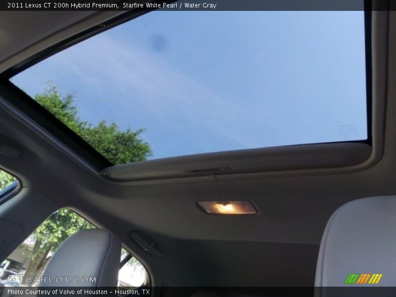 Starfire White Pearl / Water Gray 2011 Lexus CT 200h Hybrid Premium