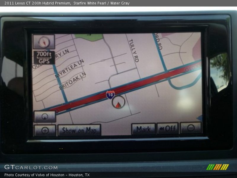Starfire White Pearl / Water Gray 2011 Lexus CT 200h Hybrid Premium
