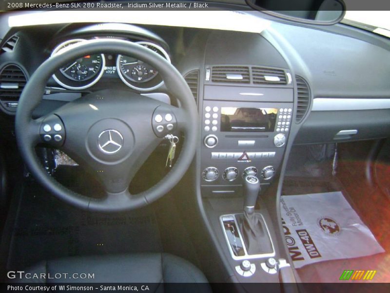 Iridium Silver Metallic / Black 2008 Mercedes-Benz SLK 280 Roadster