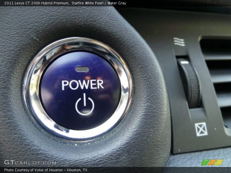 Starfire White Pearl / Water Gray 2011 Lexus CT 200h Hybrid Premium