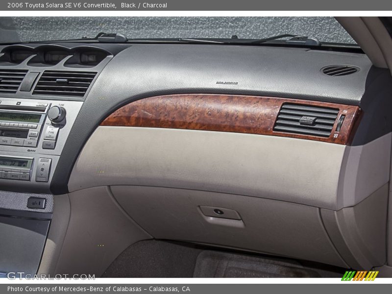Black / Charcoal 2006 Toyota Solara SE V6 Convertible