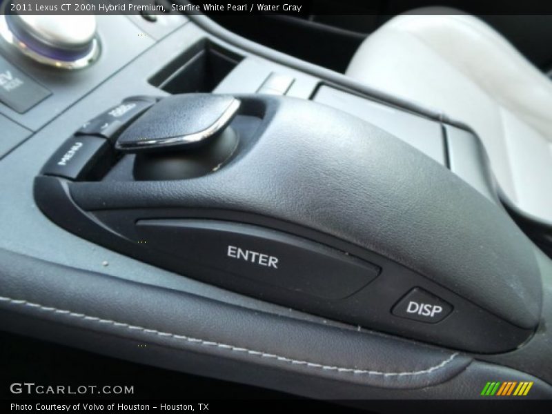 Starfire White Pearl / Water Gray 2011 Lexus CT 200h Hybrid Premium