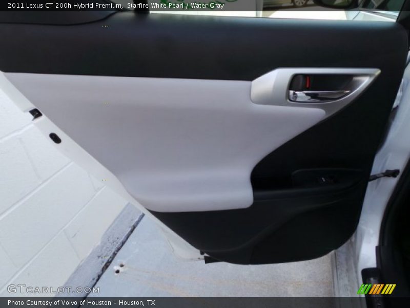 Starfire White Pearl / Water Gray 2011 Lexus CT 200h Hybrid Premium
