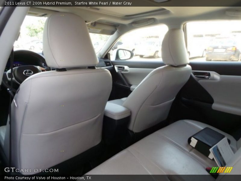 Starfire White Pearl / Water Gray 2011 Lexus CT 200h Hybrid Premium