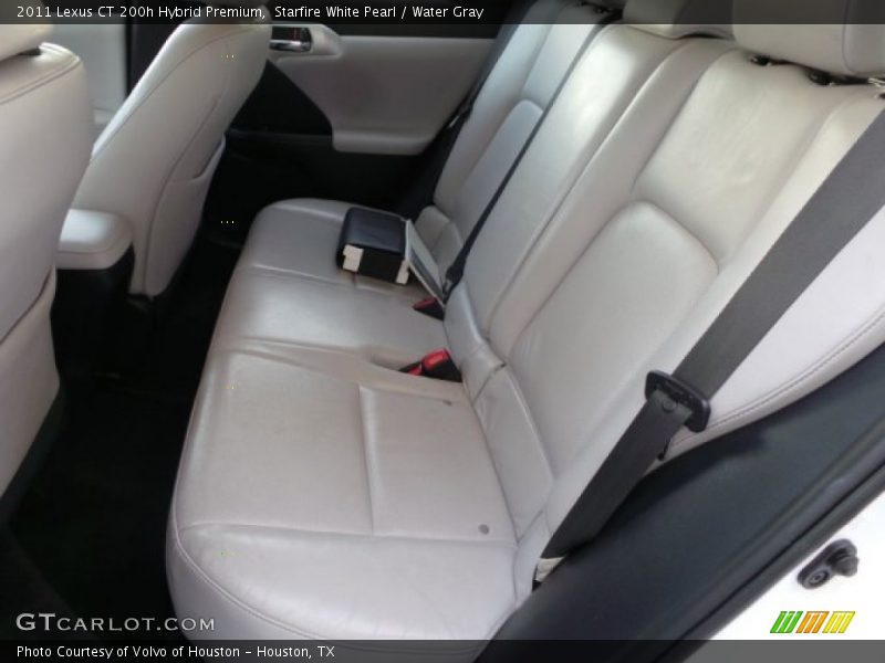 Starfire White Pearl / Water Gray 2011 Lexus CT 200h Hybrid Premium