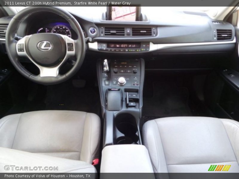 Starfire White Pearl / Water Gray 2011 Lexus CT 200h Hybrid Premium