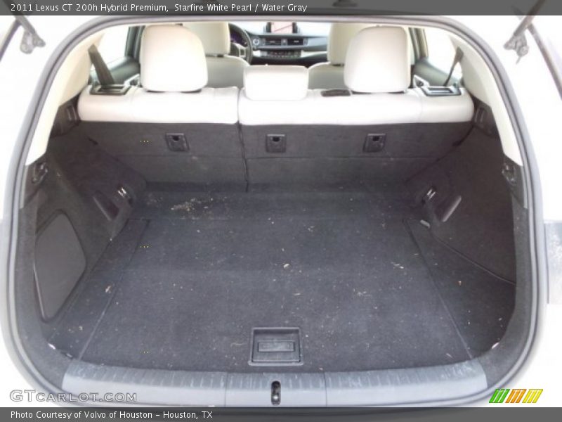 Starfire White Pearl / Water Gray 2011 Lexus CT 200h Hybrid Premium