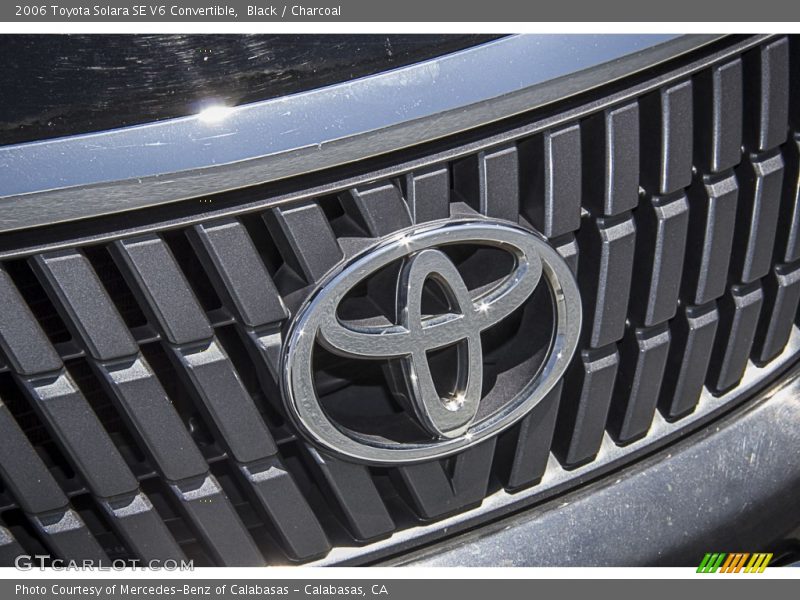 Black / Charcoal 2006 Toyota Solara SE V6 Convertible