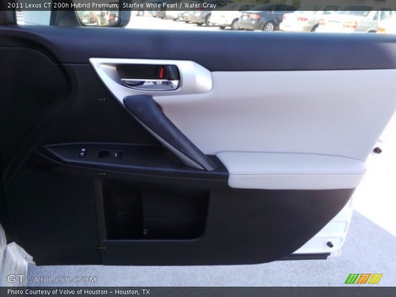 Starfire White Pearl / Water Gray 2011 Lexus CT 200h Hybrid Premium