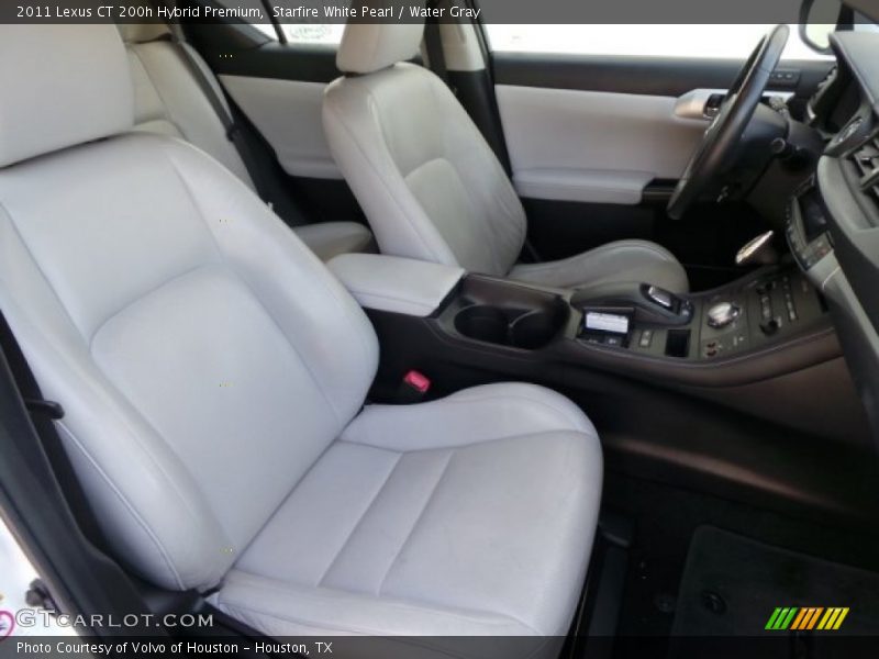Starfire White Pearl / Water Gray 2011 Lexus CT 200h Hybrid Premium