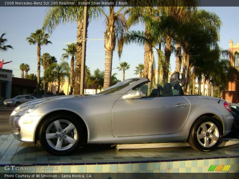 Iridium Silver Metallic / Black 2008 Mercedes-Benz SLK 280 Roadster