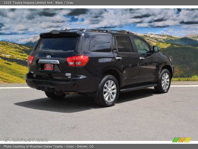 Black / Gray 2015 Toyota Sequoia Limited 4x4