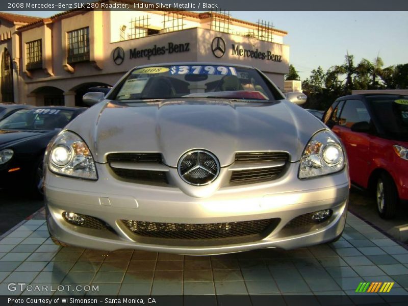 Iridium Silver Metallic / Black 2008 Mercedes-Benz SLK 280 Roadster