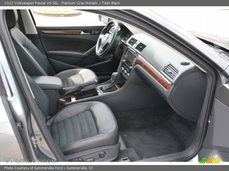 Platinum Gray Metallic / Titan Black 2012 Volkswagen Passat V6 SEL