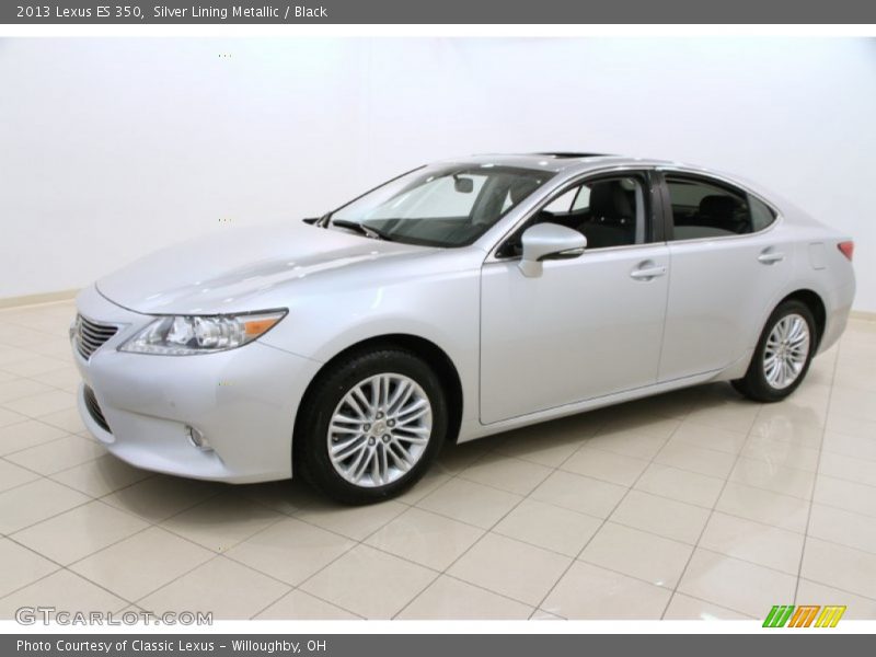 Silver Lining Metallic / Black 2013 Lexus ES 350