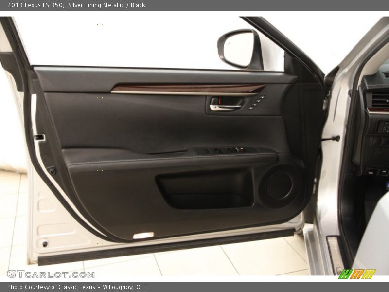 Silver Lining Metallic / Black 2013 Lexus ES 350