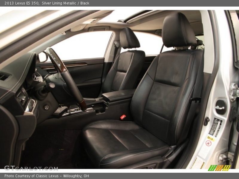 Silver Lining Metallic / Black 2013 Lexus ES 350