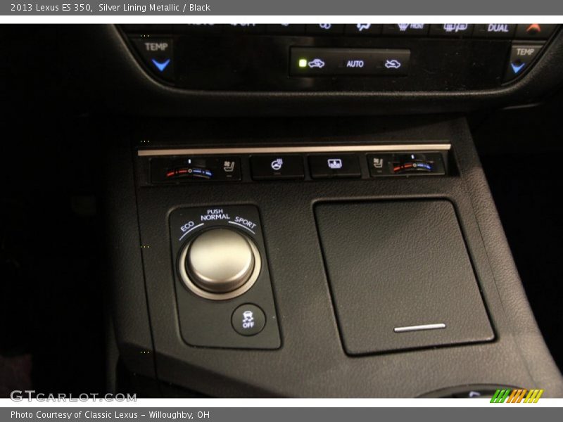 Silver Lining Metallic / Black 2013 Lexus ES 350