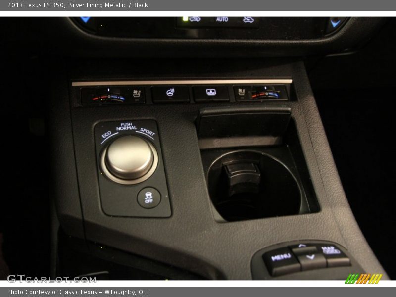 Silver Lining Metallic / Black 2013 Lexus ES 350
