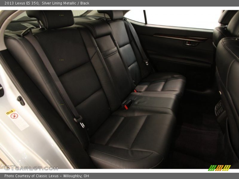 Silver Lining Metallic / Black 2013 Lexus ES 350