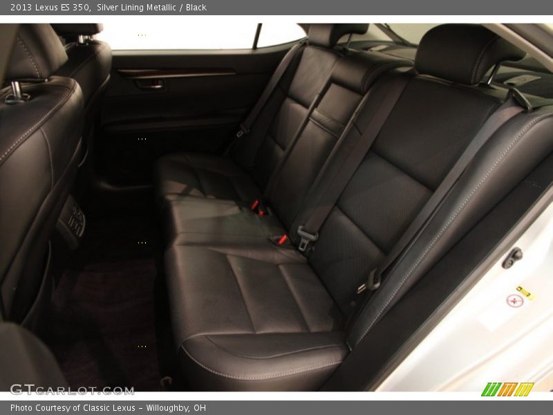 Silver Lining Metallic / Black 2013 Lexus ES 350
