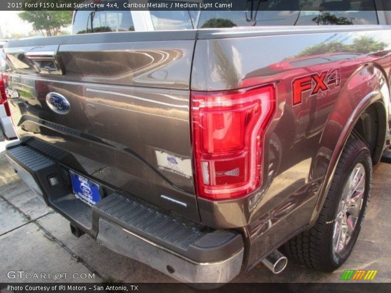 Caribou Metallic / Medium Light Camel 2015 Ford F150 Lariat SuperCrew 4x4