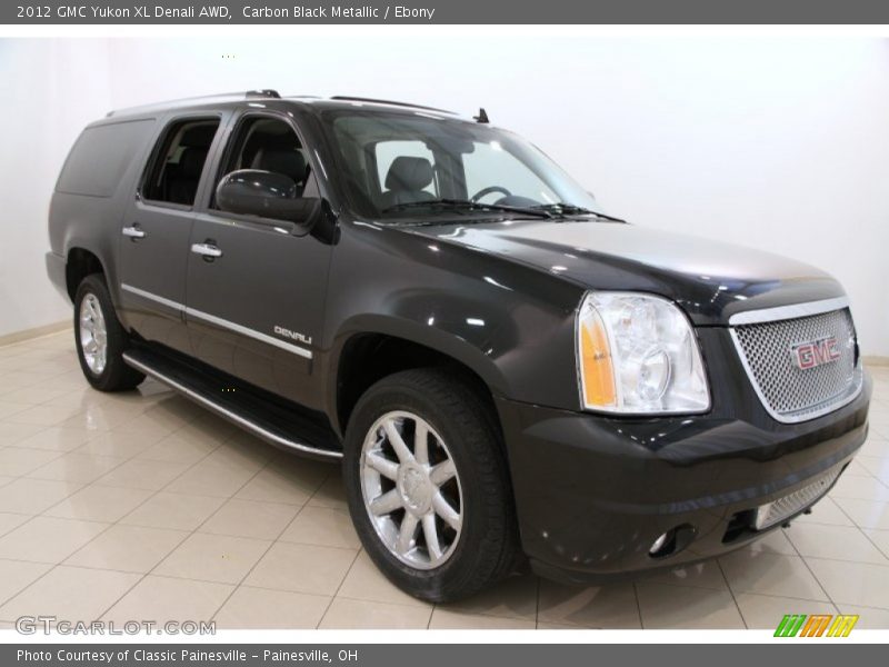 Carbon Black Metallic / Ebony 2012 GMC Yukon XL Denali AWD