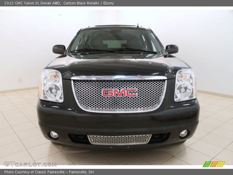 Carbon Black Metallic / Ebony 2012 GMC Yukon XL Denali AWD