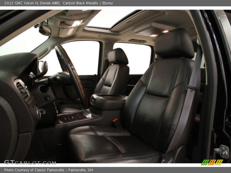 Carbon Black Metallic / Ebony 2012 GMC Yukon XL Denali AWD