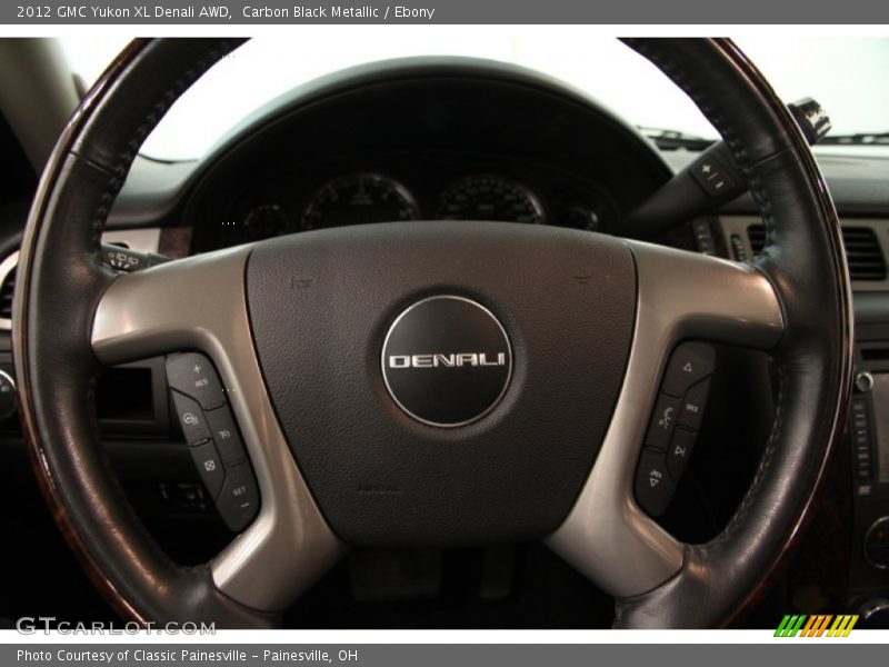 Carbon Black Metallic / Ebony 2012 GMC Yukon XL Denali AWD