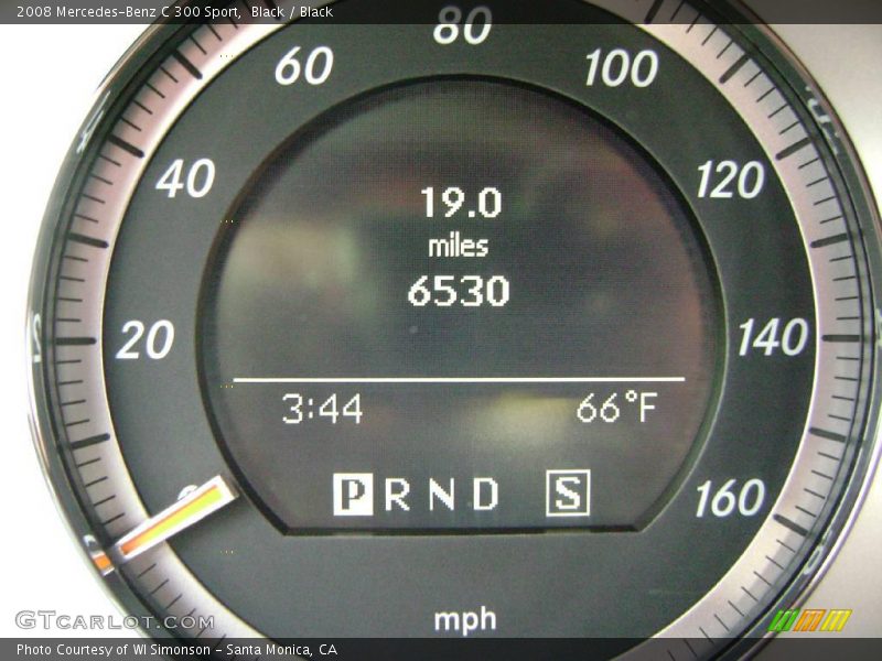 Black / Black 2008 Mercedes-Benz C 300 Sport