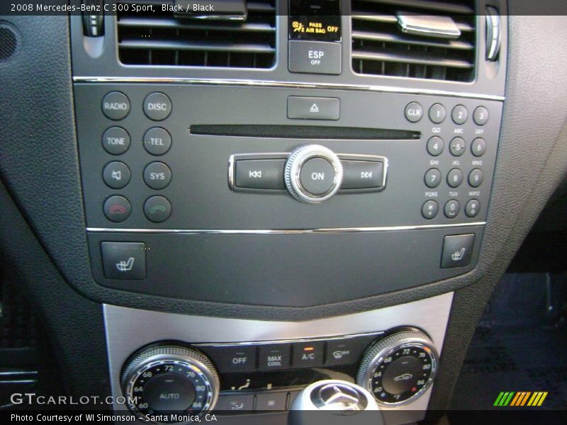 Black / Black 2008 Mercedes-Benz C 300 Sport